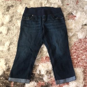 Maternity Cropped Jeans
